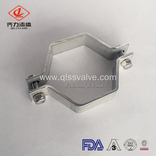 Stainless Steel Sanitary Pipe Clamp Support Pipe Holder